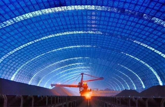 如皋亿优钢构工程师为您解析原料场封闭技术的特点和类型